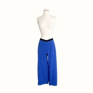 ROBERT RODRIGUEZ blue silk cropped pants, light and flowy, size 2